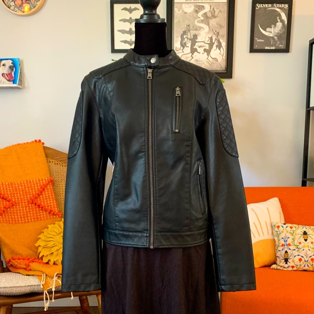 Levi’s faux-Leather Moto Jacket